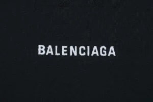 Balenciaga Faux Layered Polo-Collar Sweatshirt Front Brand Print