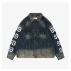 Blcg Graffiti Double-B Logo Denim Jacket (Blue/Black)