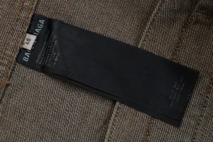 Balenciaga Graffiti Double-B Logo Denim Jacket Blue Wash label