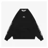 Blcg Hand-Logo 3B Sleeve Knit Sweater (Black/White)