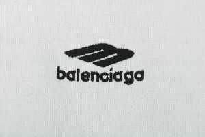 Balenciaga Hand-Logo 3B Sleeve Knit Sweater White Brand