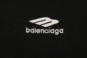 Balenciaga Hand-Logo 3B Sleeve Knit Sweater Black Brand