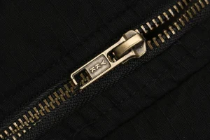 Balenciaga Heavy Distressed Washed Hooded Jacket Zipper puller