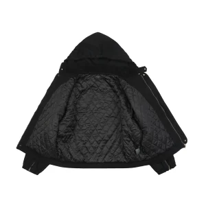 Balenciaga Heavy Distressed Washed Hooded Jacket Lining