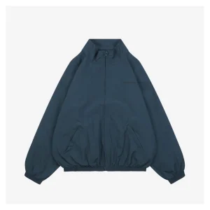 Balenciaga High-Low Hem Stand Collar Jacket