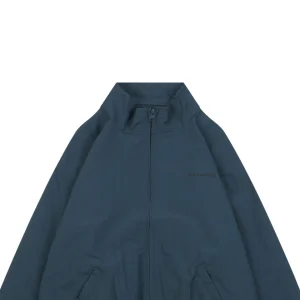 Balenciaga High-Low Hem Stand Collar Jacket