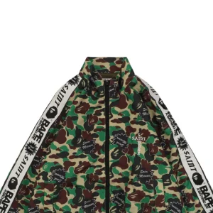 Bape × Saint Michael Co-Branded Tape Camo Jacket