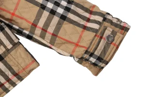 BBry Small Quilted Reversible Jacket – Khaki Cuff