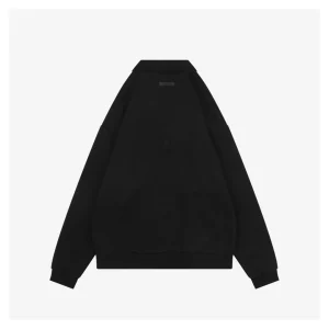 Fear of God Essentials Arc Logo Polo Sweatshirt Black