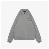 Fear of God Essentials Arc Logo Polo Sweatshirt (Grey/Black)