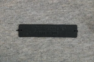 Fear of God Essentials Arc Logo Polo Sweatshirt Grey Brand label