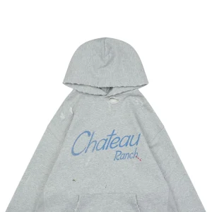 Gallery Dept Chateau Ranch Distressed Hoodie Grey