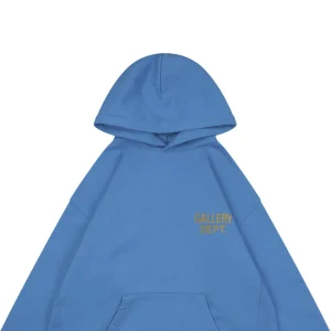 Gallery Dept Royal Blue Logo Print Hoodie
