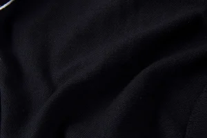 Glo Gang Black Rhinestone Spiked Full Zip Hoodie2