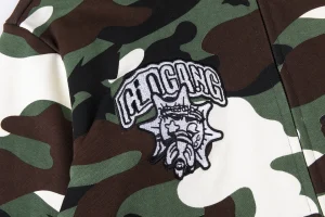 Glo Gang Camo Face Mask Spiked Zip-Up Hoodie4