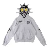 Glo Gang “The Glory” Spiked Mask Full Zip Hoodie