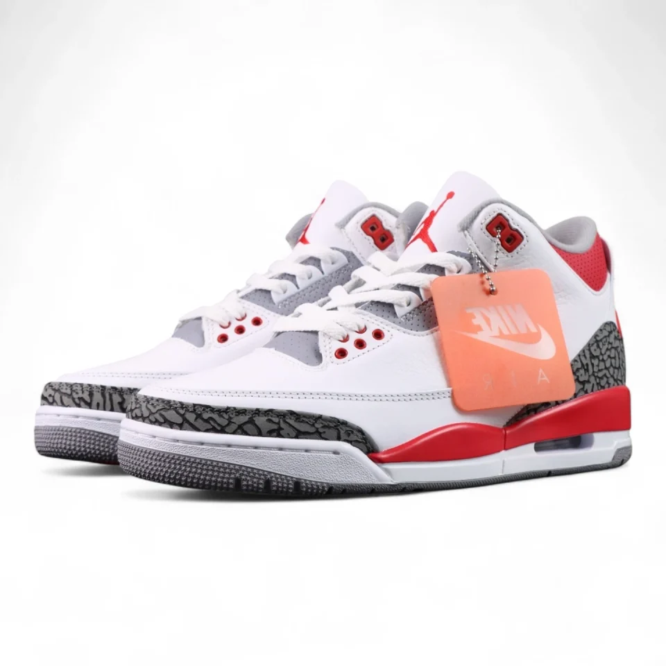 Jordan 3 Retro 'Fire Red' 2022