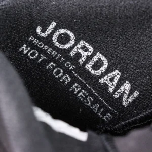 Air Jordan 6 Retro ‘Infrared’ 2019 — Interior label close-up showing “JORDAN — PROPERTY OF / NOT FOR RESALE” text.