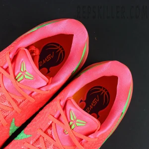Kobe 6 Protro WNBA All-Star PE insole and inner lining detail shot