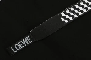 L Anagram Contrast Piping Pants Brand label