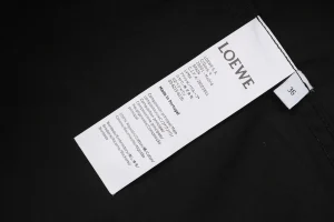 L Embroidered Anagram Logo Pocket Shirt Black Wash label