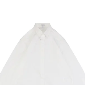 L Embroidered Anagram Logo Pocket Shirt White
