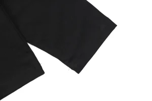 L ON Logo Embossed Shirt Black Cuff