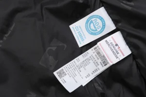 MLB 3rd-Generation Utility Short Down Jacket with Fur Hood Wash label