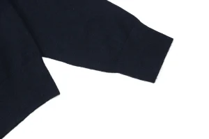 MM Cashmere Blend Logo Polo Knit Cuff