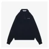MM Cashmere Blend Logo Polo Knit