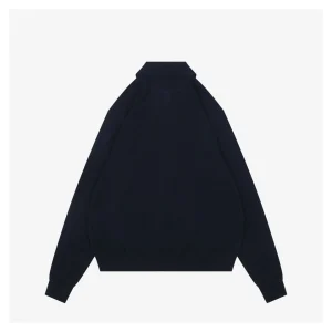 MM Cashmere Blend Logo Polo Knit Back view