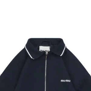 MM Logo Collar Zip Jacket
