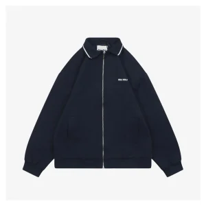 MM Logo Collar Zip Jacket