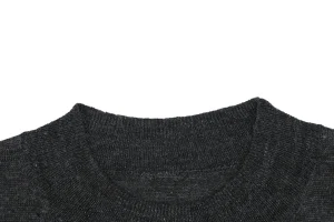 Maison Margiela Distressed Number 6 Crewneck Sweater Collar