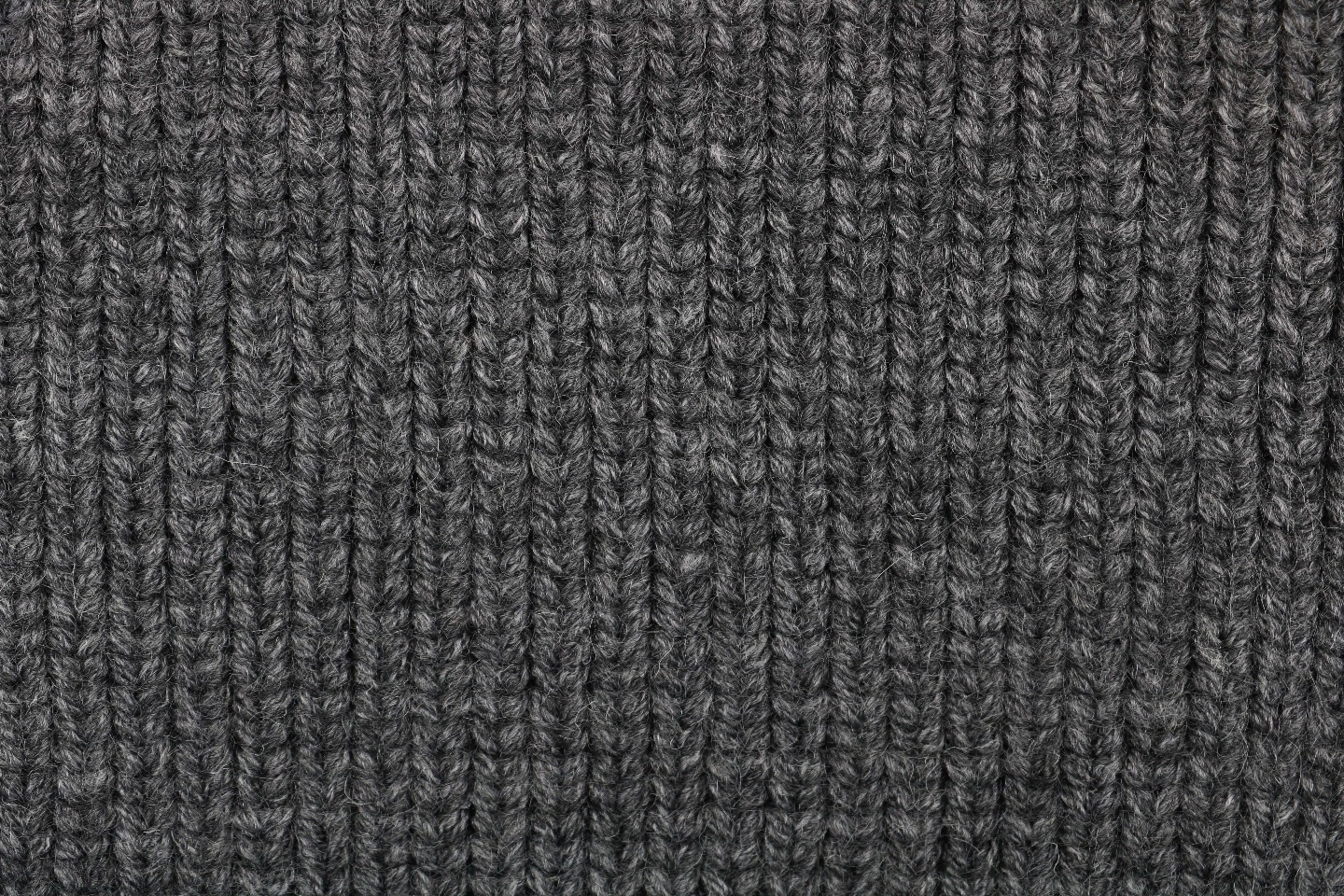 Maison Margiela N°54 Heavyweight Ribbed Zip-Up Cardigan with Signature Four-Stitches (Grey/Black)