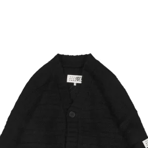 Maison Margiela Wool-Blend Distressed Cardigan