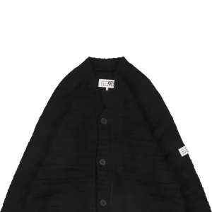 Maison Margiela Wool-Blend Distressed Cardigan