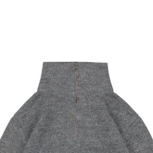 Maison Margiela Wool Blend Half-Zip Sweater