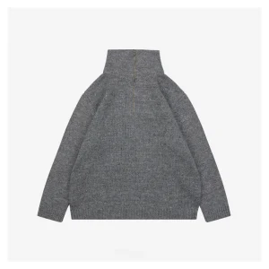 Maison Margiela Wool Blend Half-Zip Sweater Front view