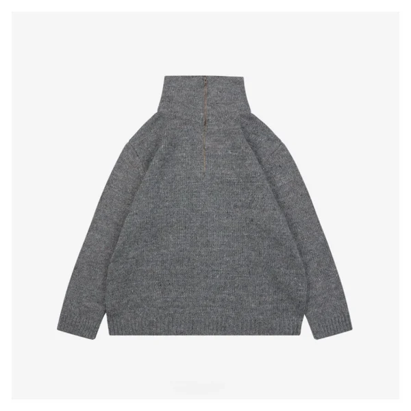 Maison Margiela Wool Blend Half-Zip Sweater Front view
