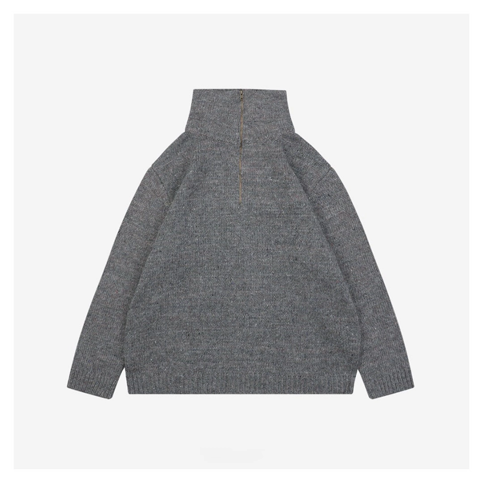 Maison Margiela Wool Blend Half-Zip Sweater Front view