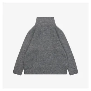 Maison Margiela Wool Blend Half-Zip Sweater Back view