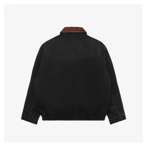 Miu Miu Denim Padded Jacket with Corduroy Collar9.jpeg