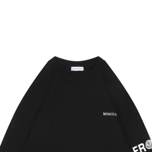 Moncler FRGMT Circular Logo Crewneck Sweatshirt Black