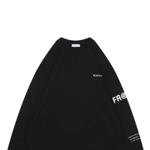 Moncler FRGMT Circular Logo Crewneck Sweatshirt Black