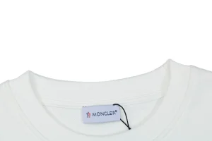 Moncler FRGMT Circular Logo Crewneck Sweatshirt White Collar