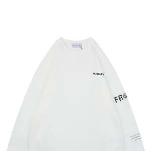Moncler FRGMT Circular Logo Crewneck Sweatshirt White