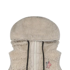 Moncler Grenoble Shearling Hooded Down Gilet MS-112