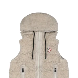 Moncler Grenoble Shearling Hooded Down Gilet MS-112