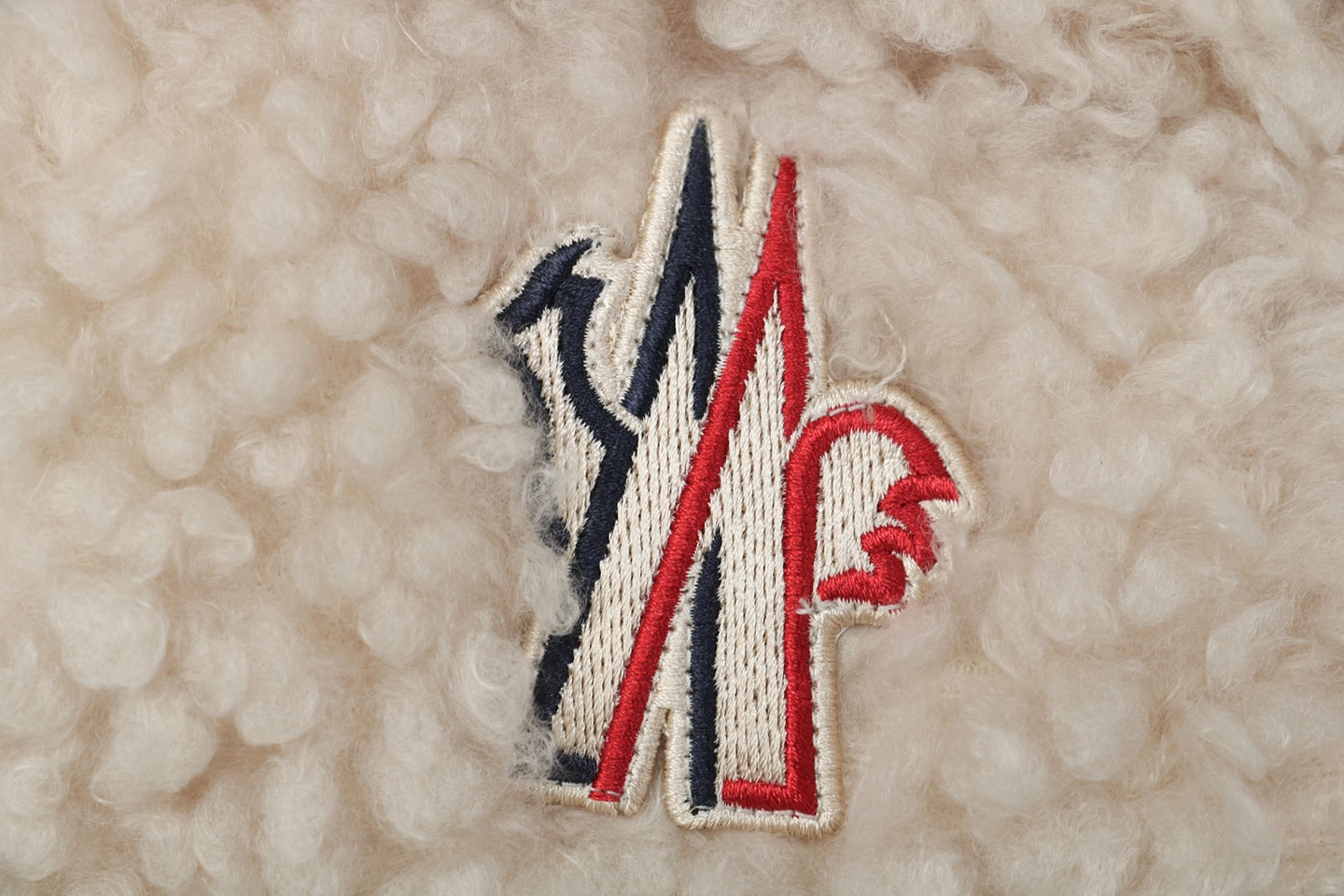 Moncler Grenoble Shearling Hooded Down Gilet MS-112 Brand label